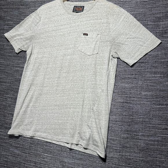 Volcom Jeans Shirt Men's M Green Short Sleeve Pocket - Picture 5 of 13